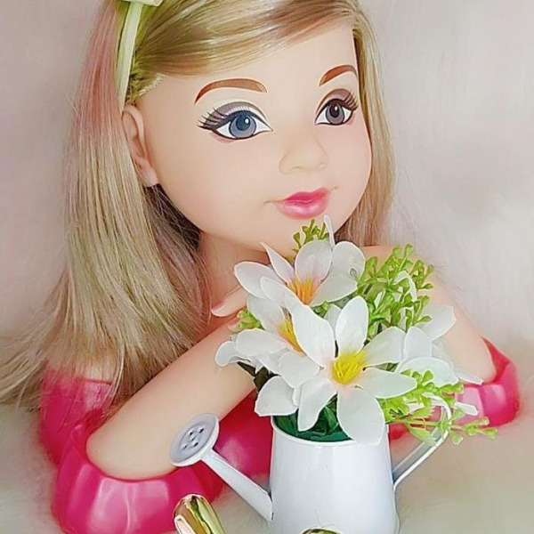 Faixa Belli Lacinho Amarelo Claro