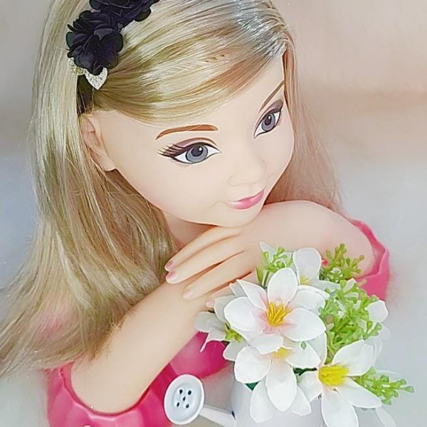 Faixa Belli Flores Preto