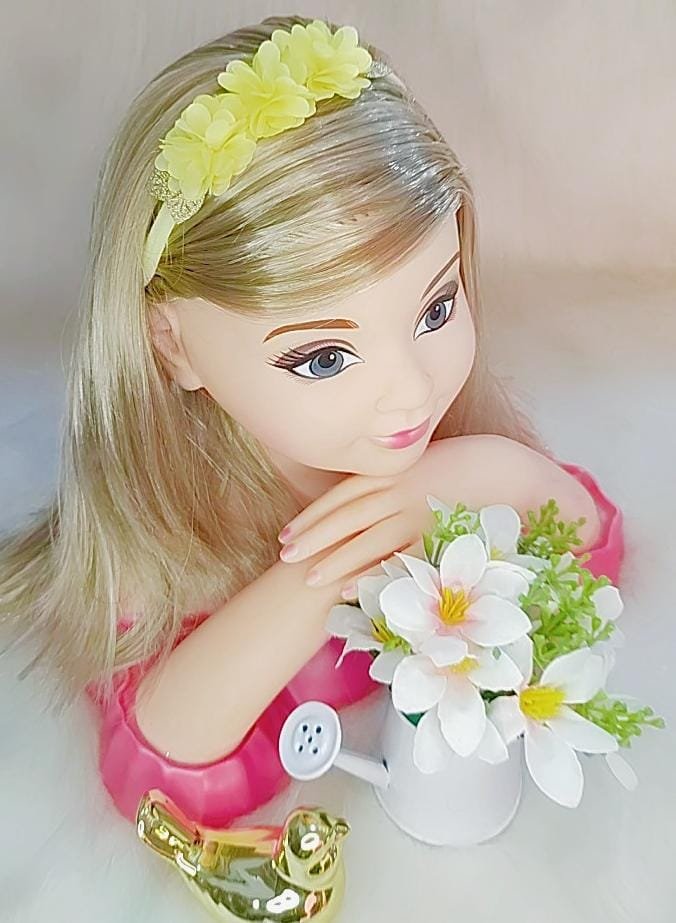 Faixa Belli Flores Amarelo Claro