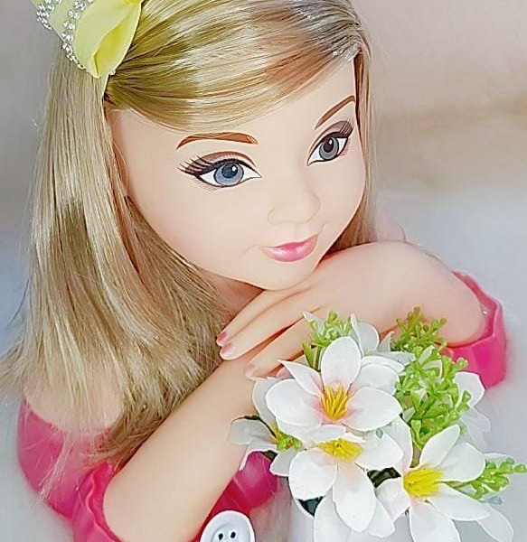 Faixa Belli Amarelo Claro Laço