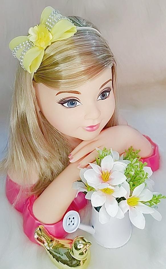 Faixa Belli Amarelo Claro Laço