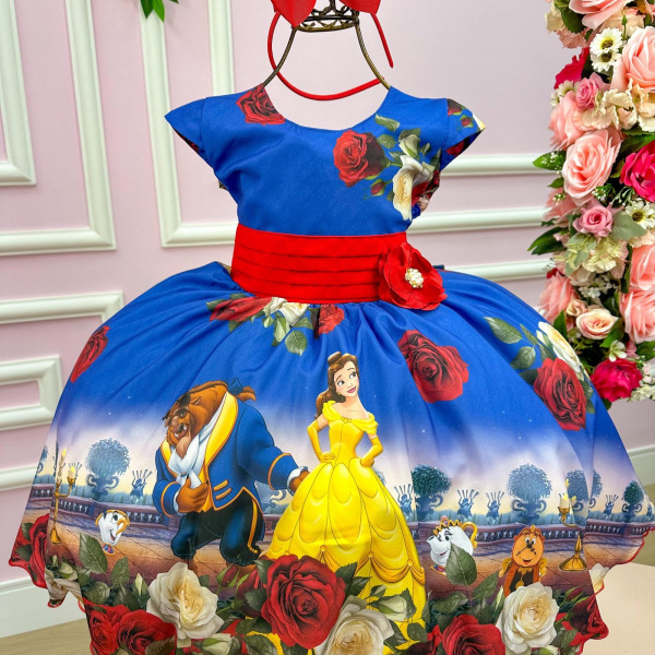 Vestido Temáticos da Gigi A Bela e a Fera