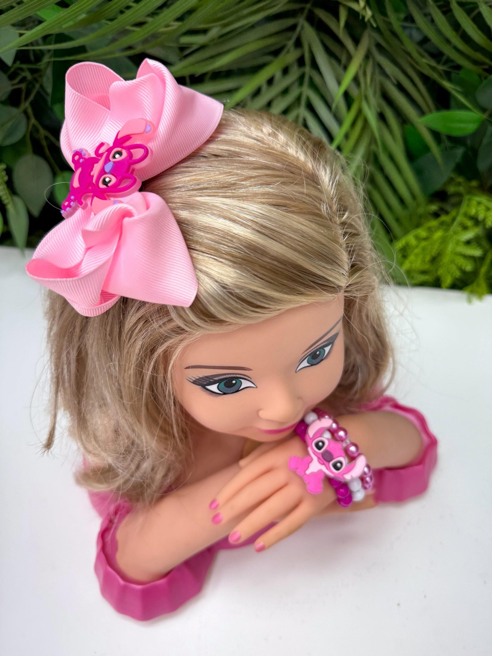 Laço Belli Tematico Angel + Pulseira Rosa