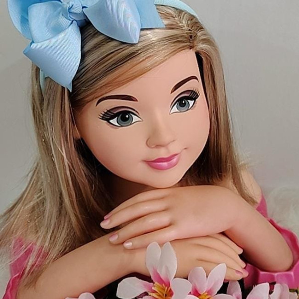 Tiara Belli Laço Azul Bebe