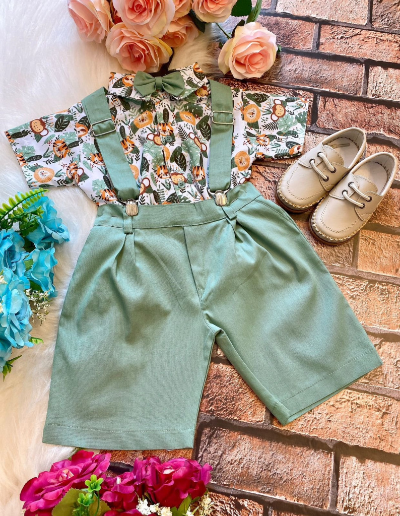 Conjunto Temáticos Meninos Safari