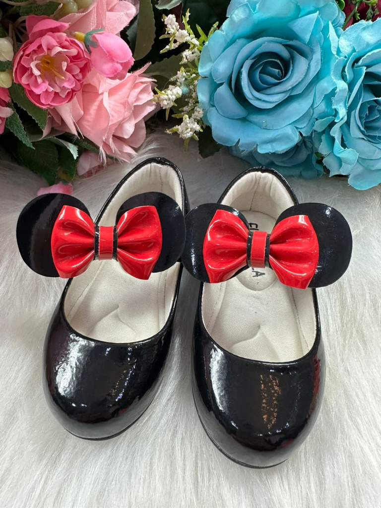 Sapatilha Flor Di Mila Minnie/Minie Preto