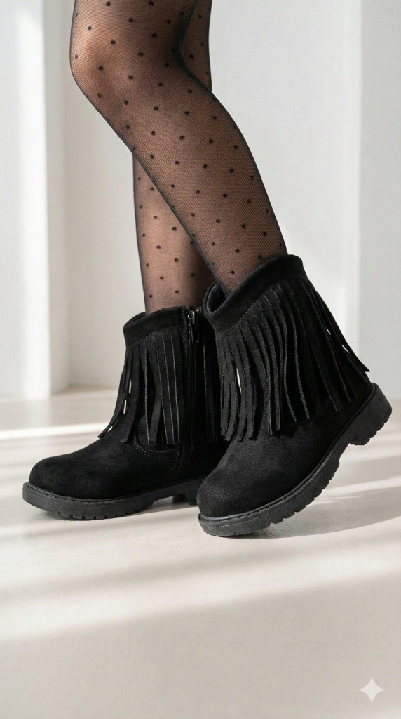 BotaCoturno StarPink Love Preto