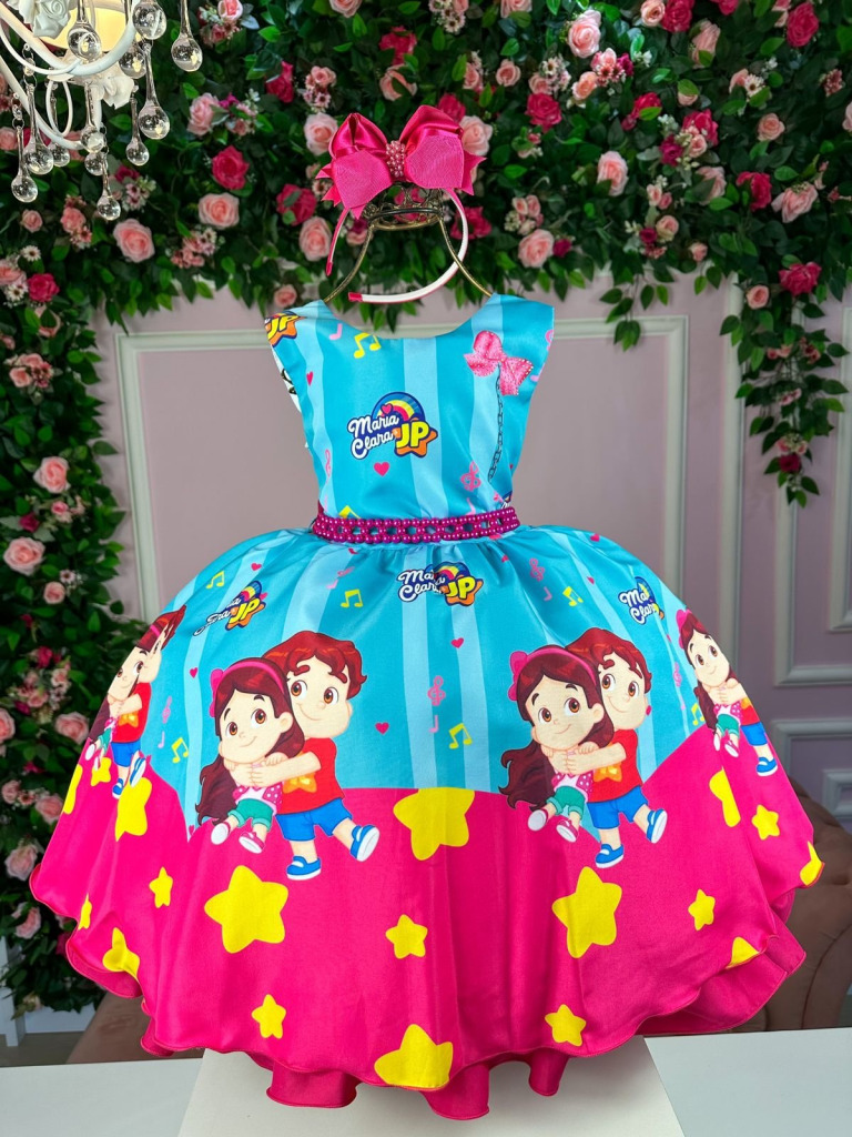 Vestido Tematicos da Miss Maria Clara e JP