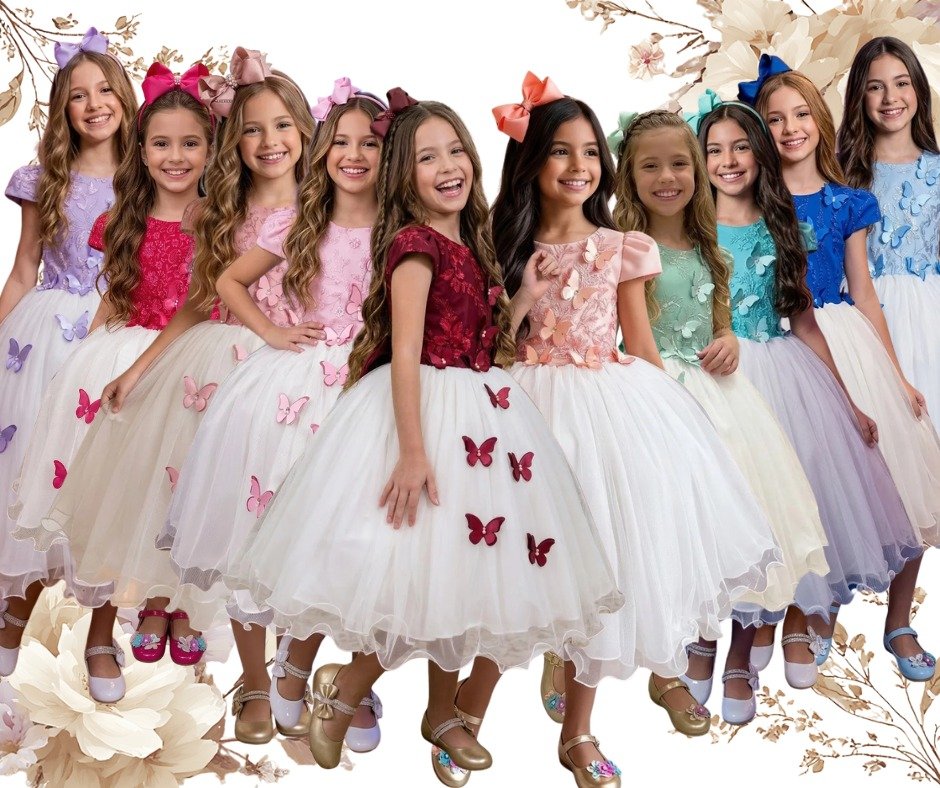 Vestido Juvenil – Midi Vila Lele Sabrina