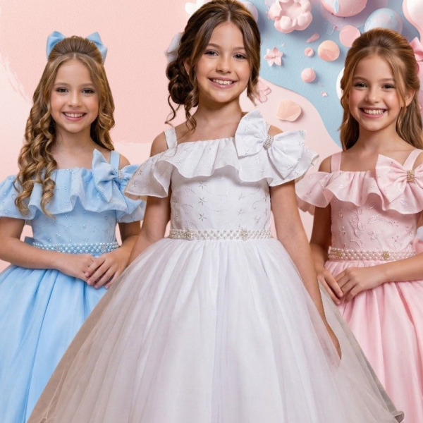 Vestido Bella Child Martina + Saiote