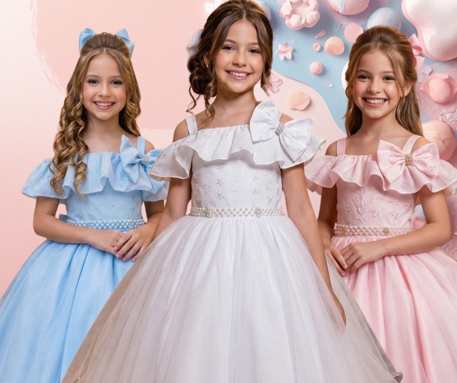 Vestido Bella Child Martina + Saiote