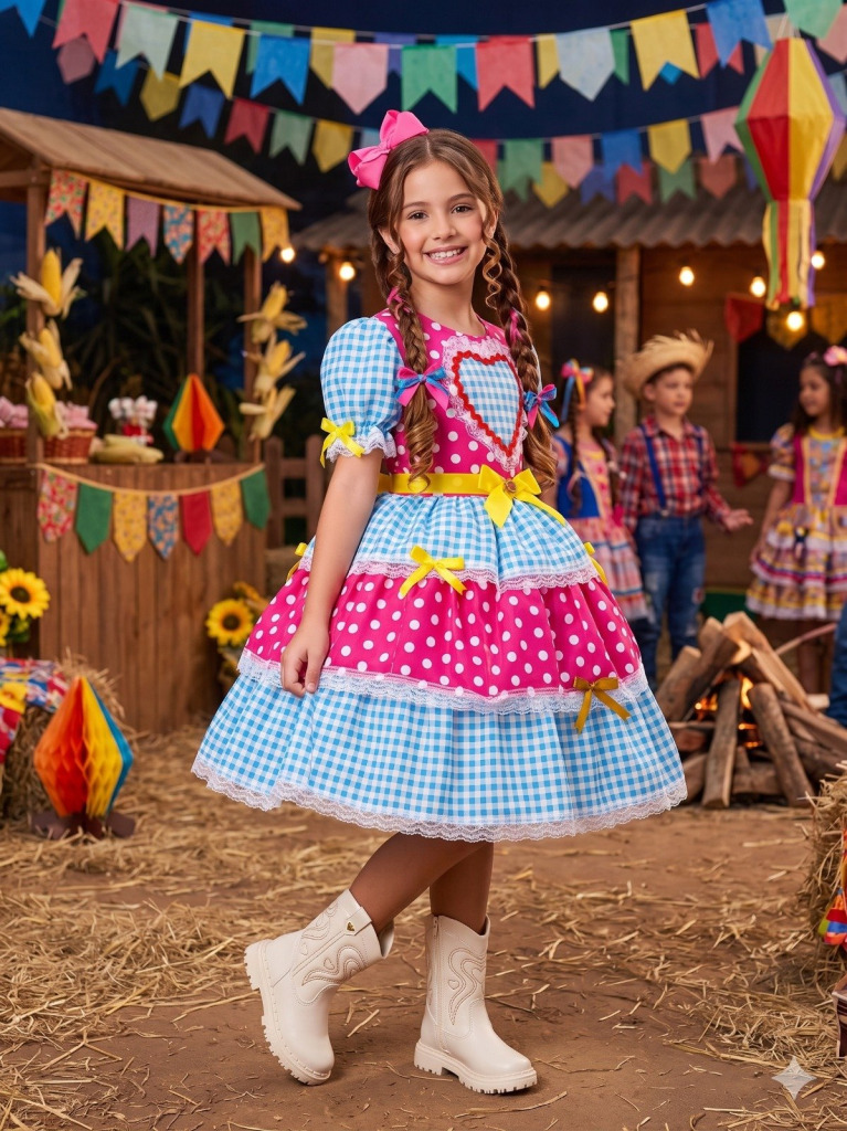 Vestido Junino Nicole